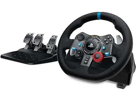 Volante de Carreras Logitech G29 - Force Feedback - Compatible con PS5, PS4, PC - Negro