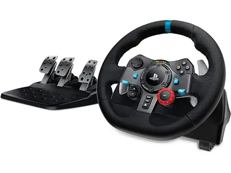 Volante Logitech G29: Force Feedback, Palancas de cambio, Compatible con PS5, PS4, PC y Mac.