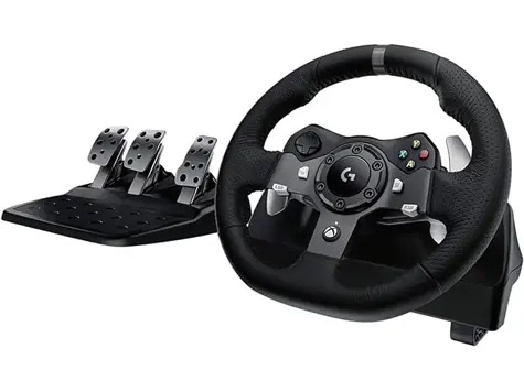 Logitech G920 Driving Force - Volante de Carreras y Pedales con Force Feedback