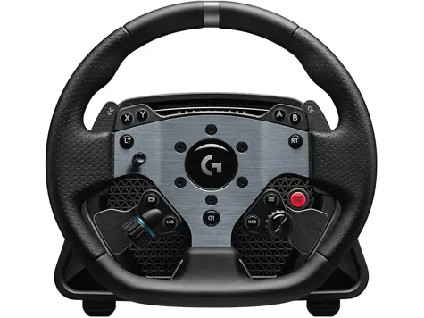 Volante Logitech G PRO Racing Wheel: Accionamiento directo, Force Feedback y doble embrague.